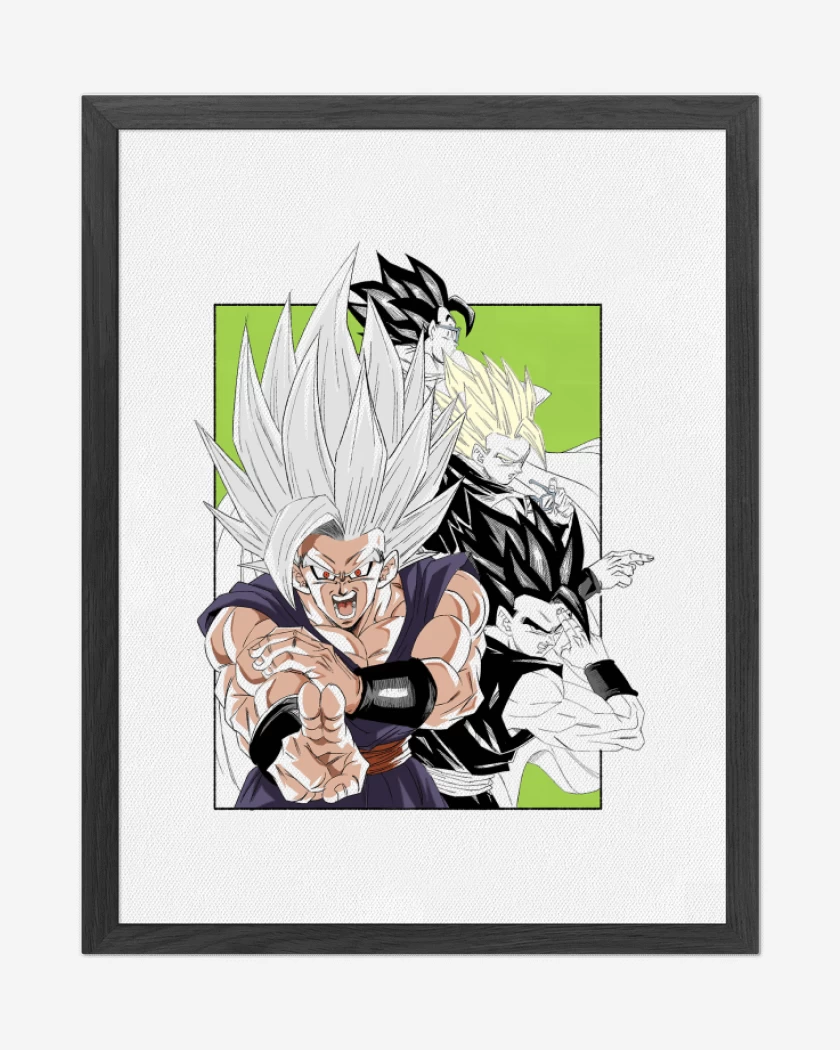 Cuadro decorativo Gohan SSJ Beast