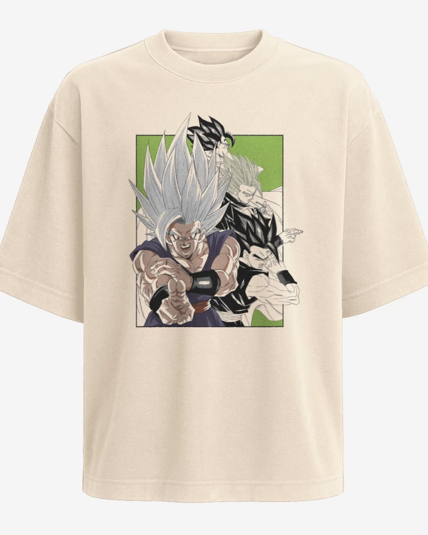 Polera Oversize Gohan SSJ Beast