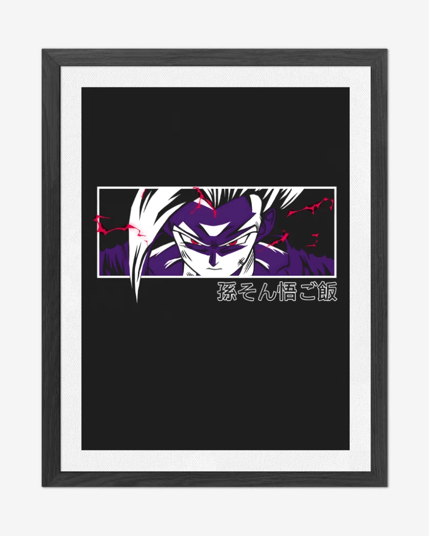 Cuadro decorativo Gohan Furia