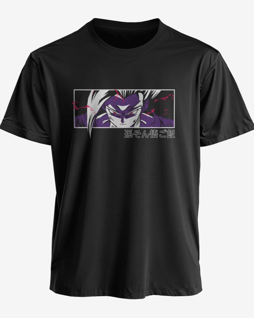 Polera premium Negro de Gohan Furia