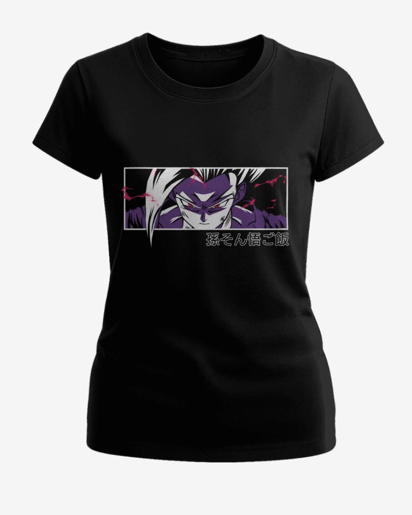 Polera de Mujer Negro de Gohan Furia