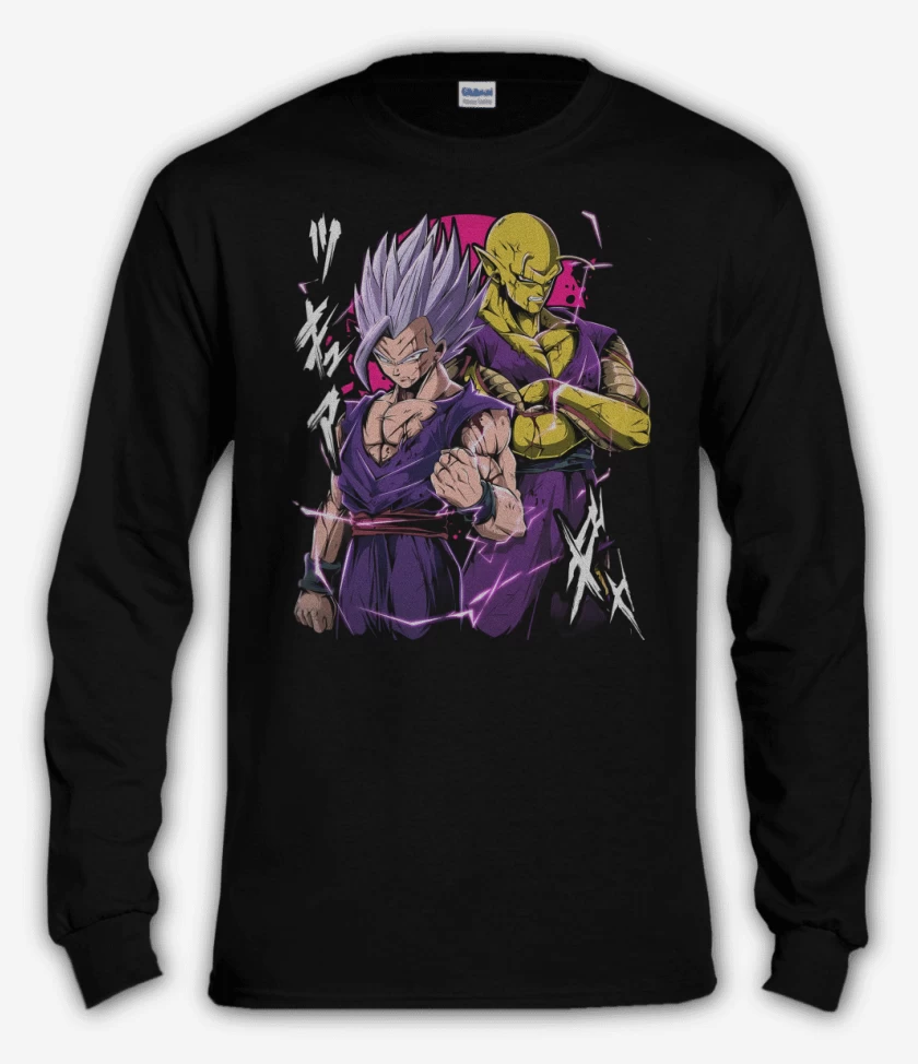 Polera manga larga Gohan Beast x Piccolo Dorado