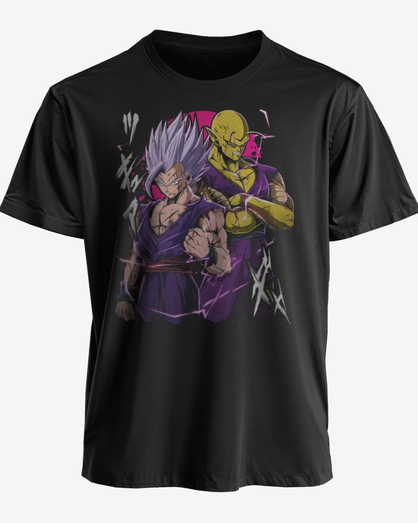 Polera Gohan Beast x Piccolo Dorado