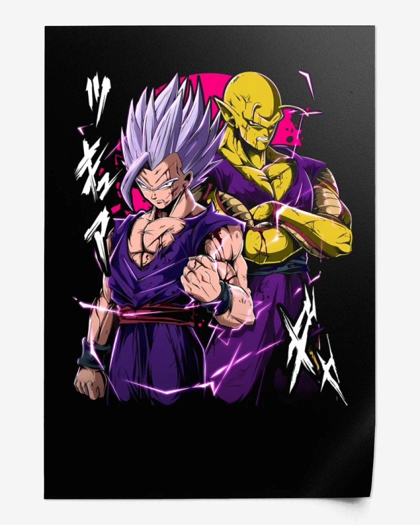 Print Gohan Beast x Piccolo Dorado