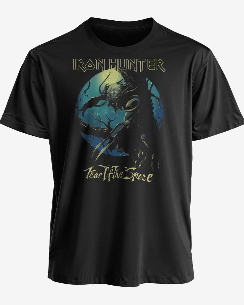 Polera premium Negro de Iron Hunter 
