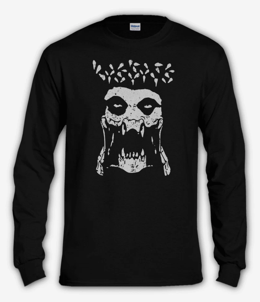 Polera manga larga Negro de Die Die Humans