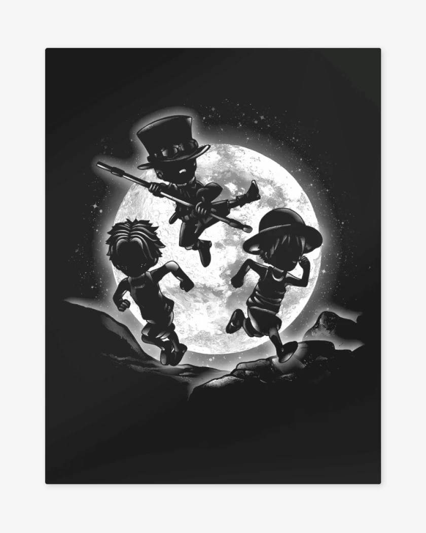 Print metalico Negro de Moonlight Brothers