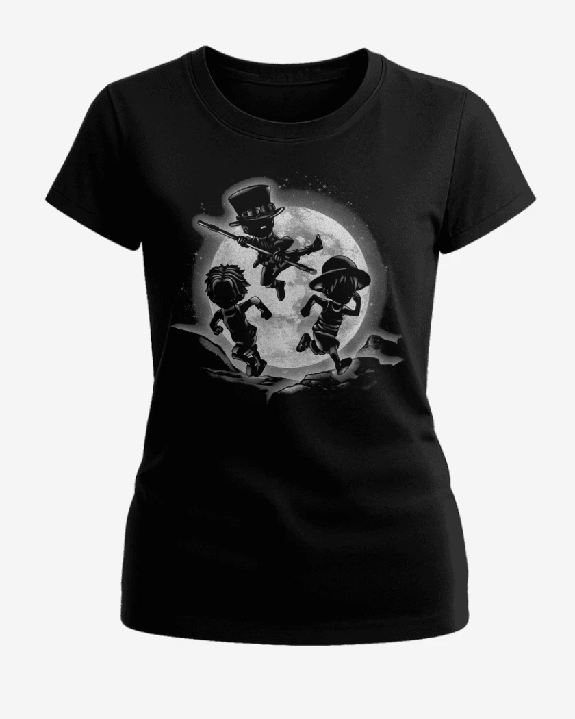 Polera de Mujer Negro de Moonlight Brothers