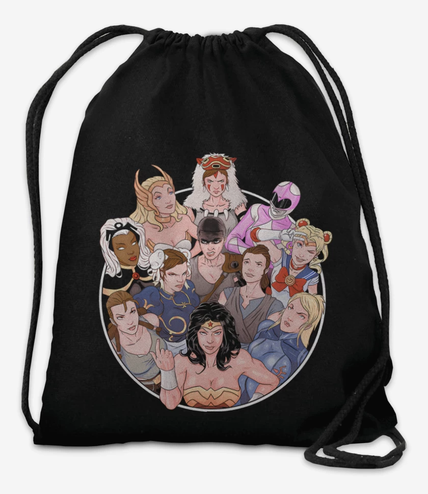 Mochila Negro de Poderosas
