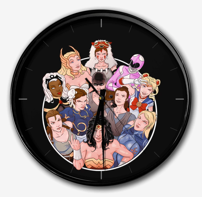 Reloj Negro de Poderosas