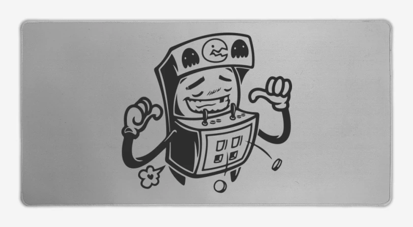 Mouse pad Gamer Gris Melange de Arcade