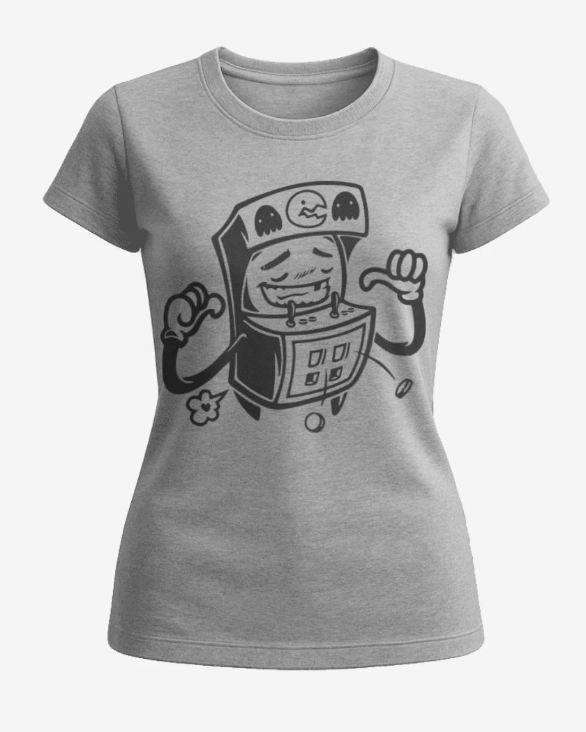 Polera de Mujer Gris Melange de Arcade