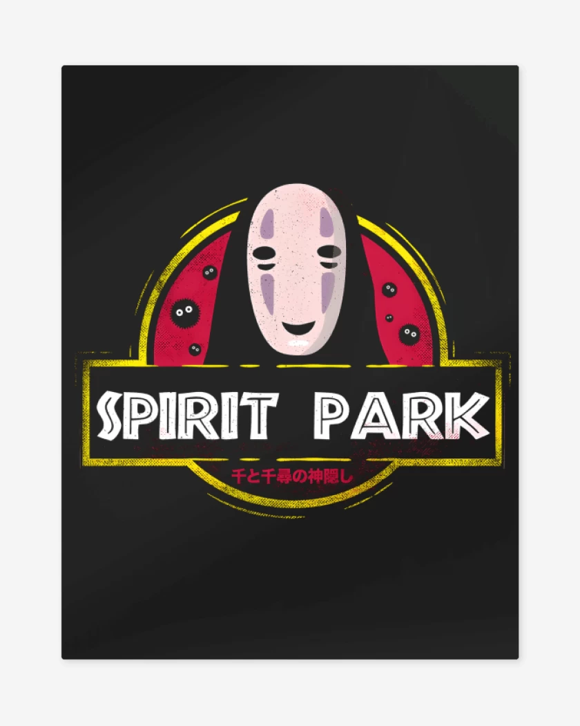 Print metalico Negro de Spirit Park