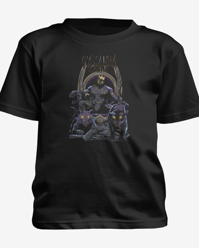 Polera de niño Negro de Wakanda Forever