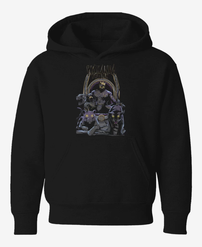 Poleron de niño Negro de Wakanda Forever