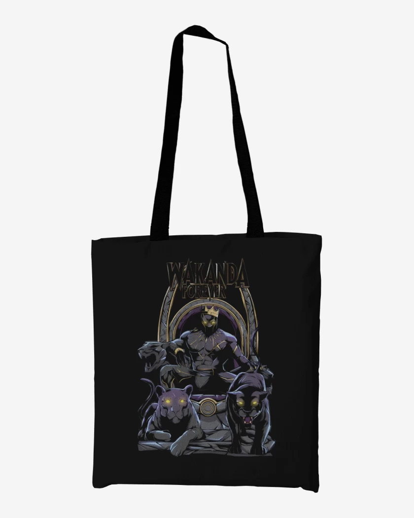 Totebag Negro de Wakanda Forever