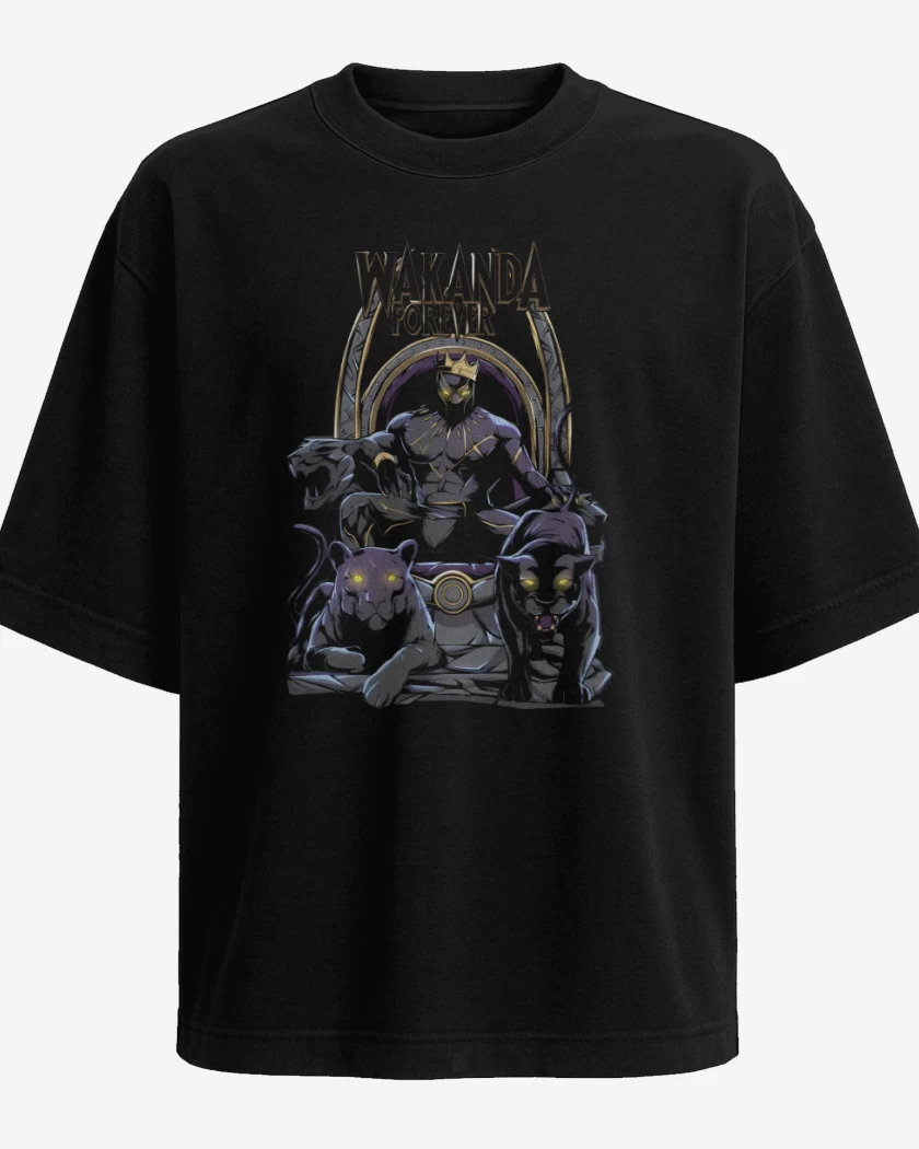 Polera Oversize Wakanda Forever