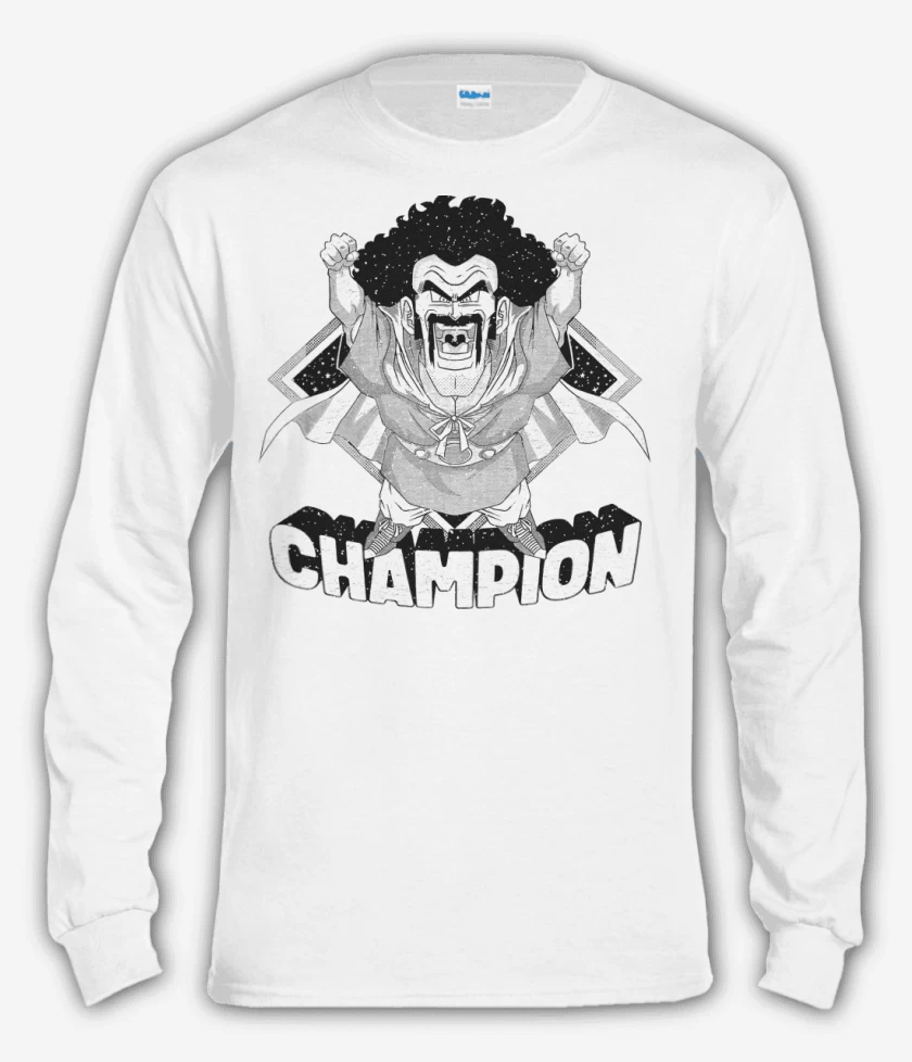 Polera manga larga Blanco de Satan Champion