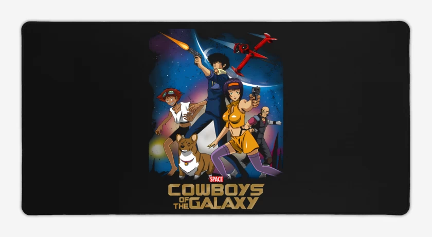 Mouse pad Gamer Vaqueros de la Galaxia