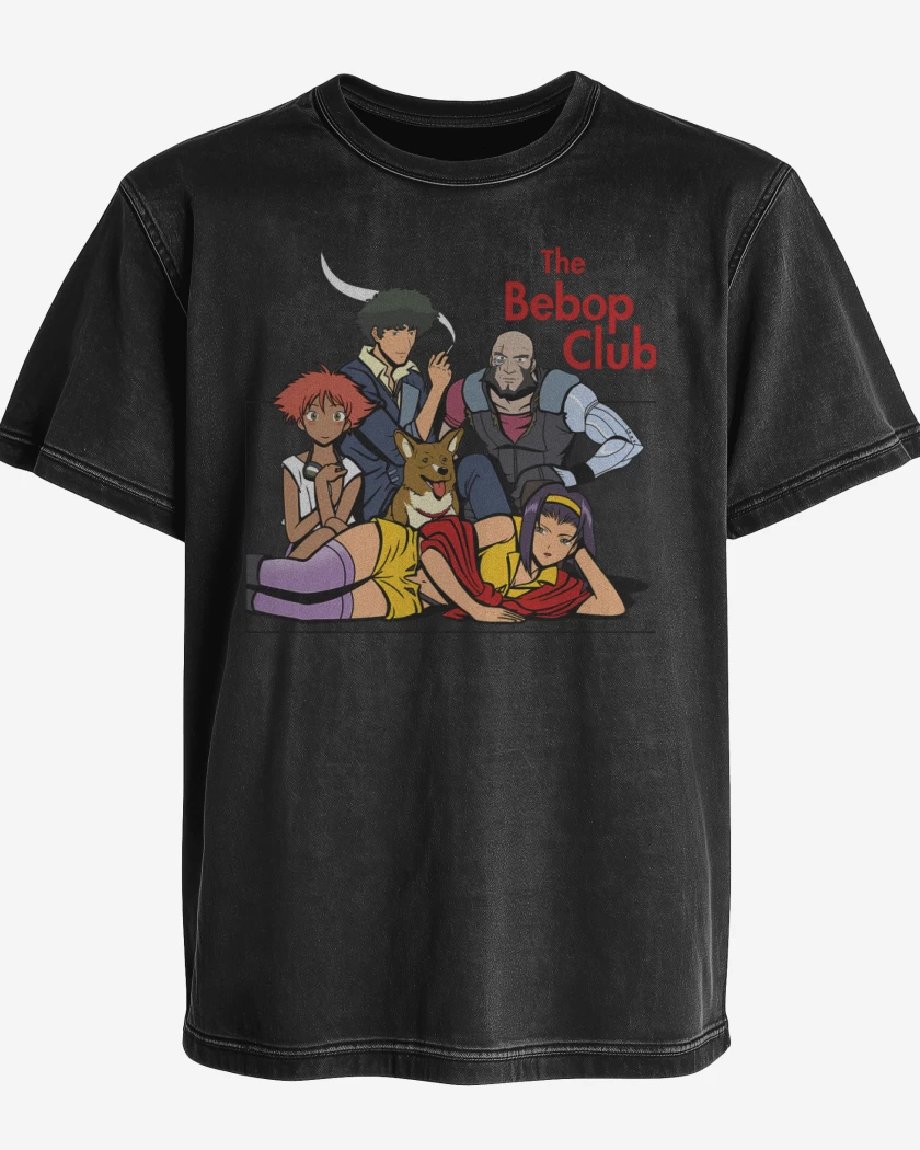 Polera desgastada Negro de The Bebop Club