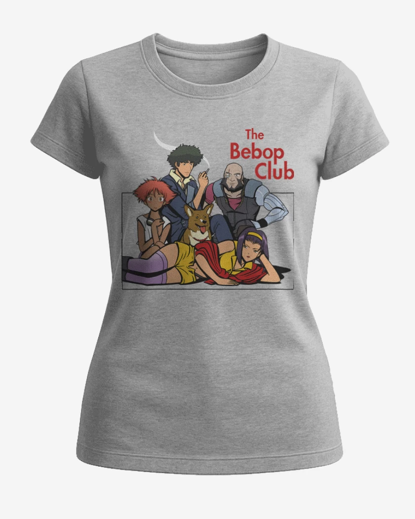 Polera de Mujer Gris Melange de The Bebop Club