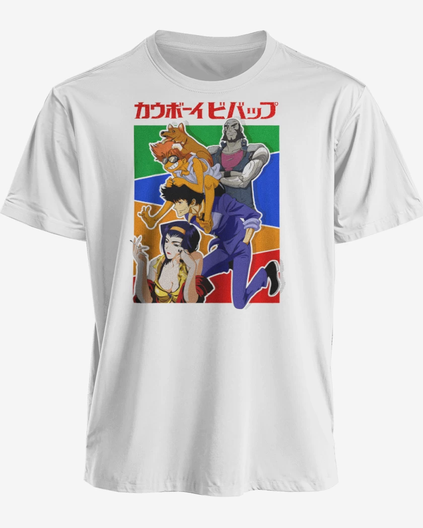 Polera premium Blanco de Cazarrecompensas Espaciales