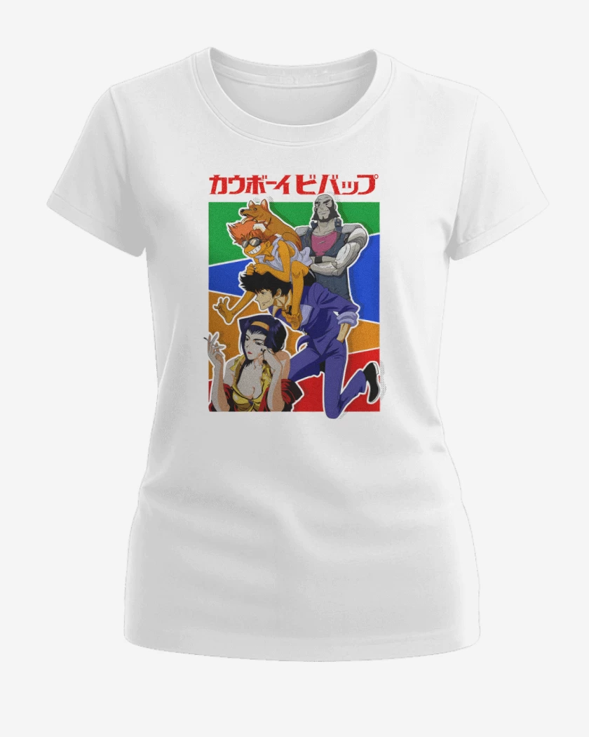 Polera de Mujer Blanco de Cazarrecompensas Espaciales
