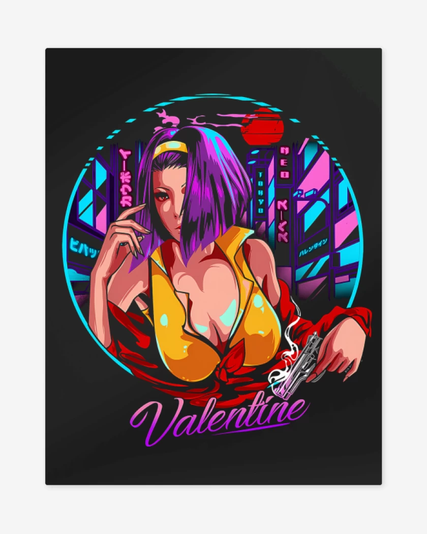 Print metalico Negro de Valentine