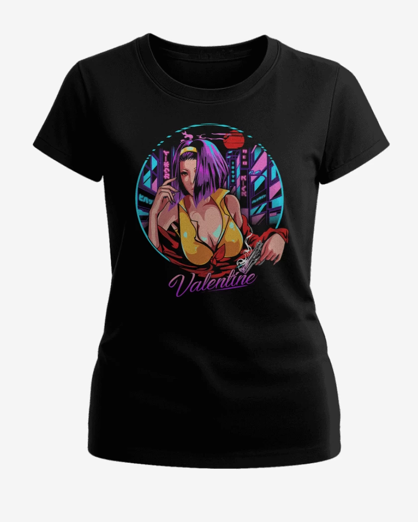 Polera de Mujer Negro de Valentine
