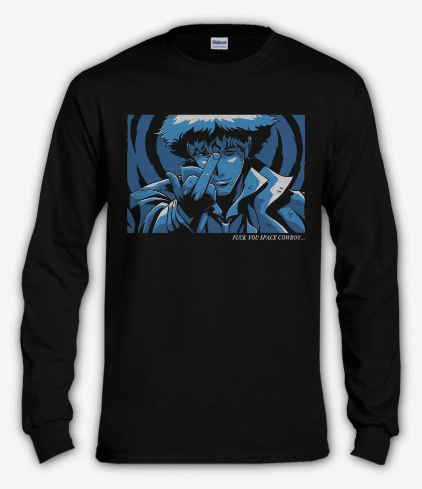 Polera manga larga Fuck You Space Cowboy