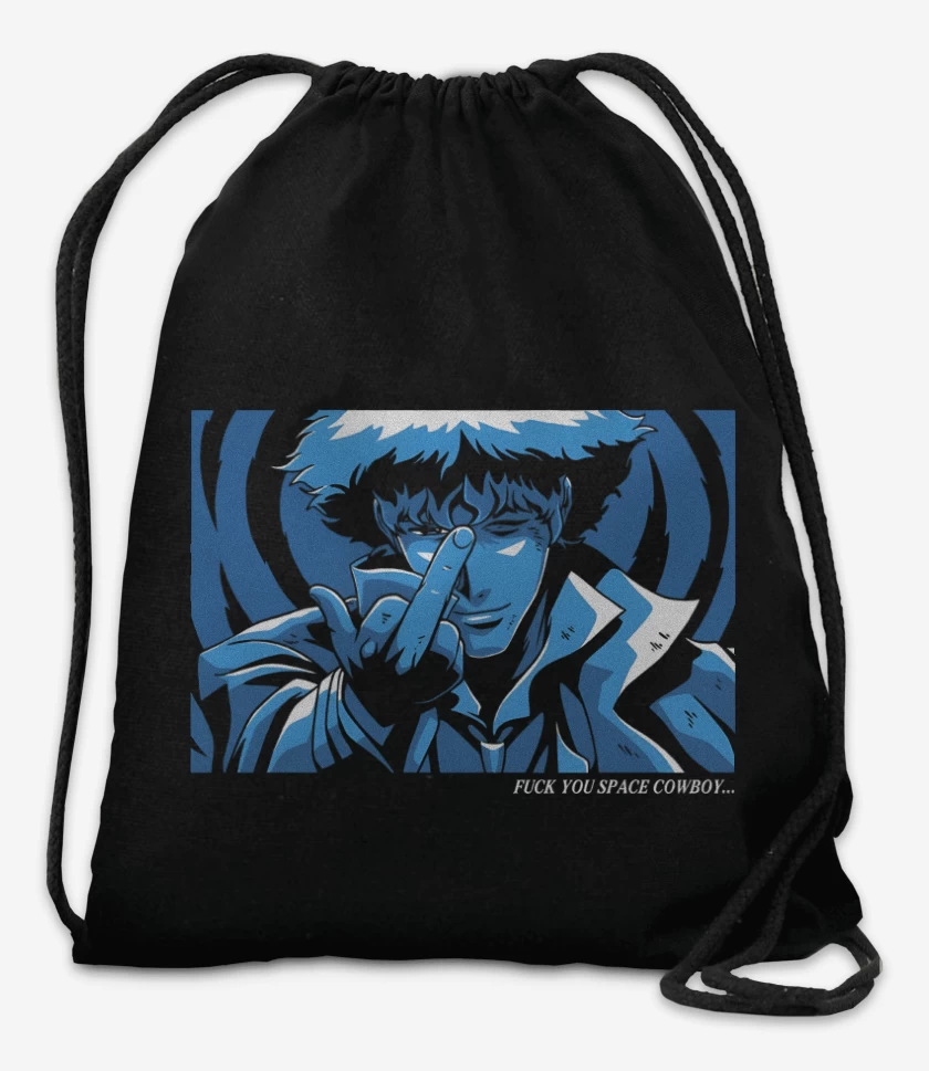 Mochila Negro de Fuck You Space Cowboy