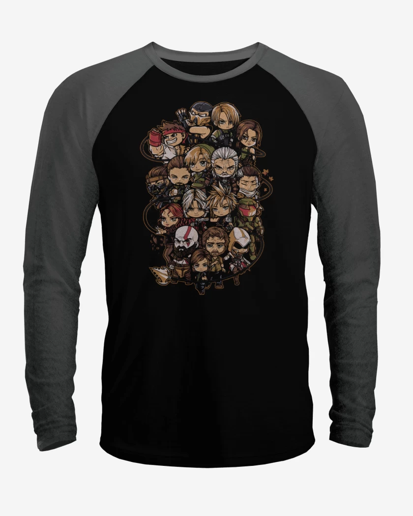 Polera Raglan Game Party