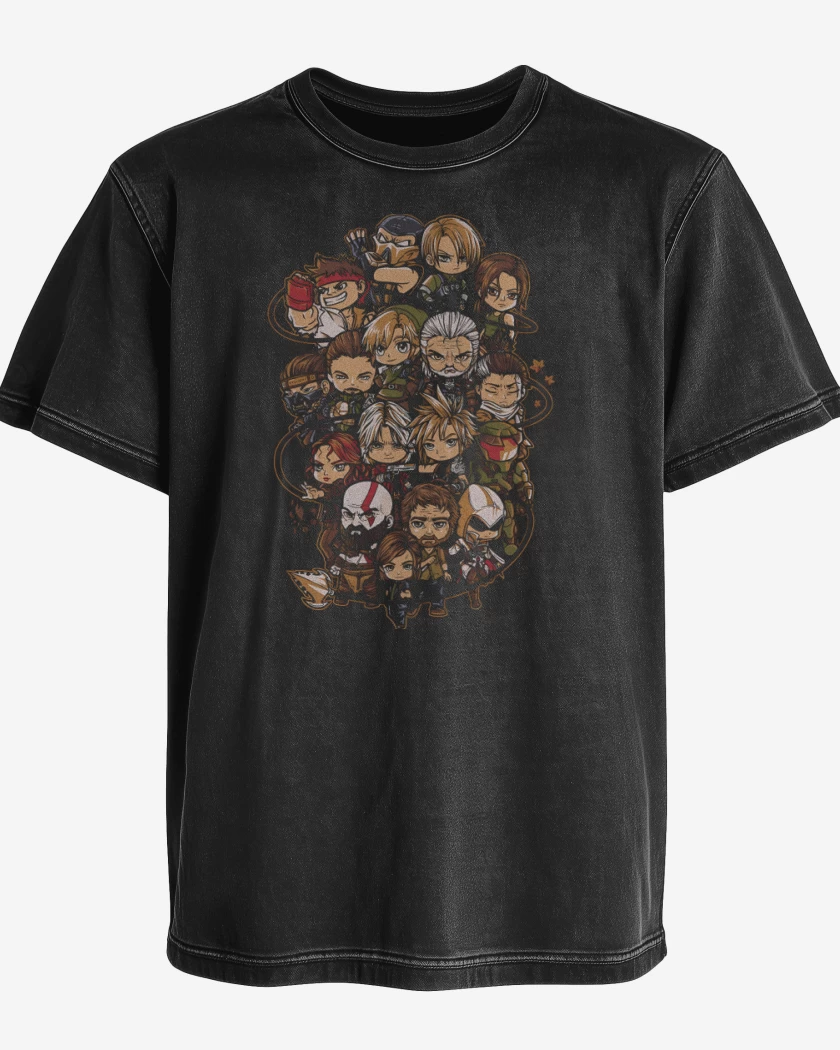 Polera desgastada Game Party