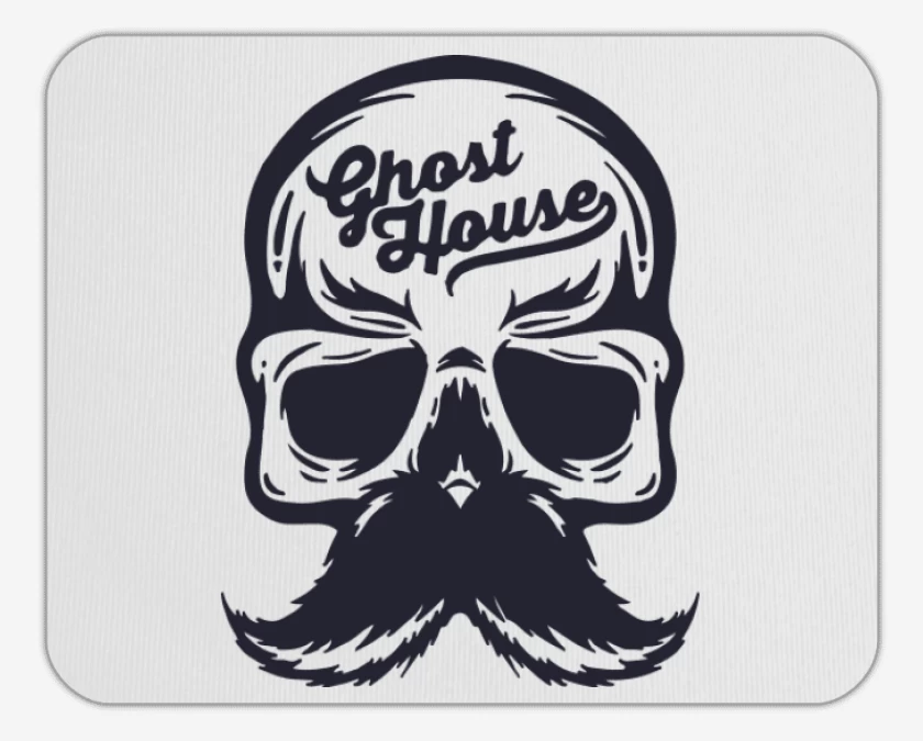 Mousepad Blanco de ghost 