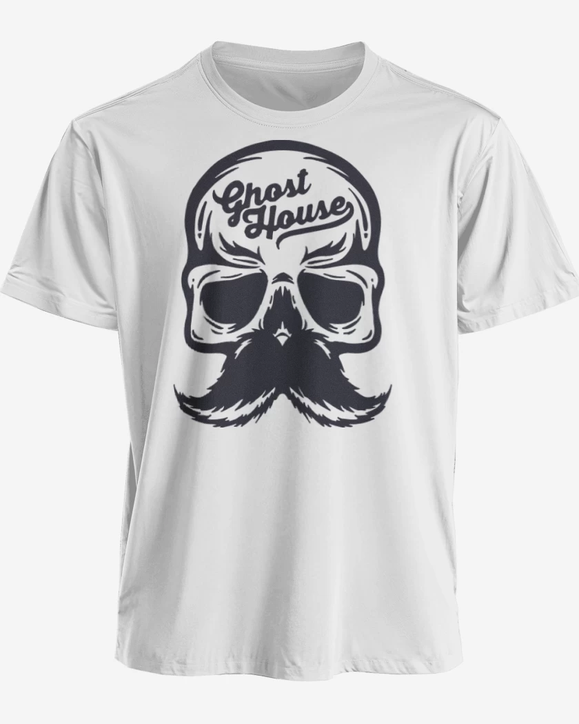 Polera premium Blanco de ghost 