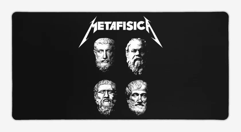 Mouse pad Gamer Negro de Metafisica
