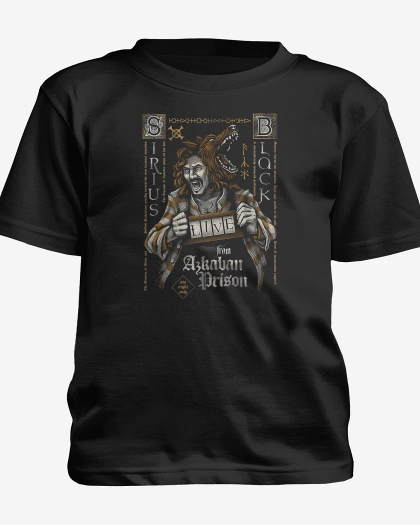 Polera de niño Negro de Sirius Black