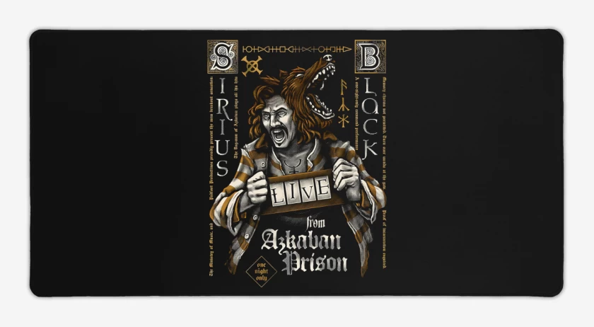 Mouse pad Gamer Sirius Black
