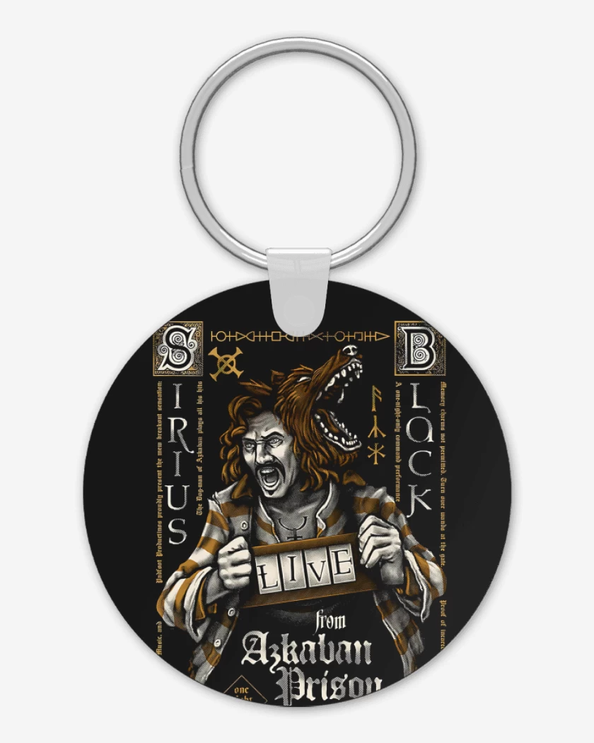 Llavero Negro de Sirius Black