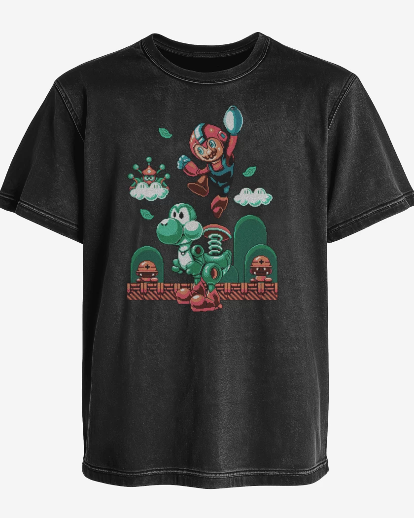 Polera desgastada MegaBros