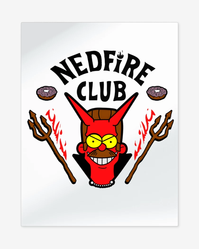 Print metalico Nedfire Club 