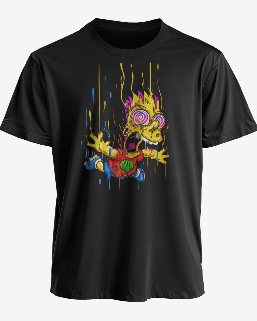 Polera premium Negro de Acid Bart