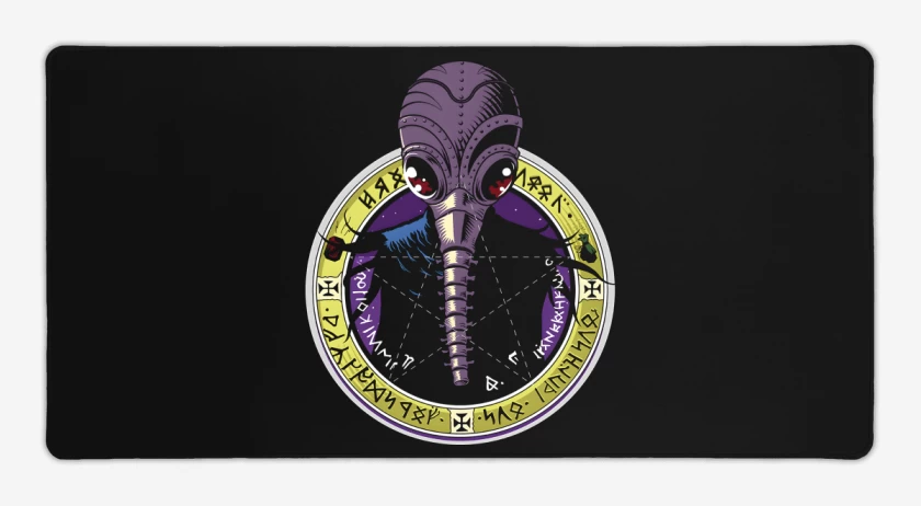Mouse pad Gamer Negro de Morpheus
