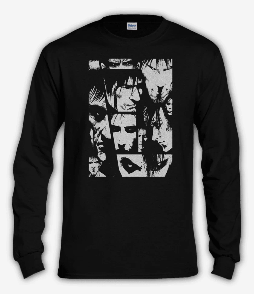 Polera manga larga Negro de Sueño