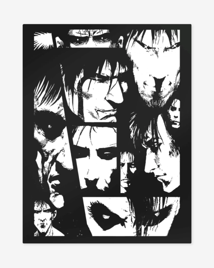 Print metalico Negro de Sueño