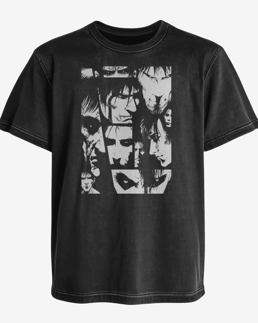 Polera desgastada Negro de Sueño