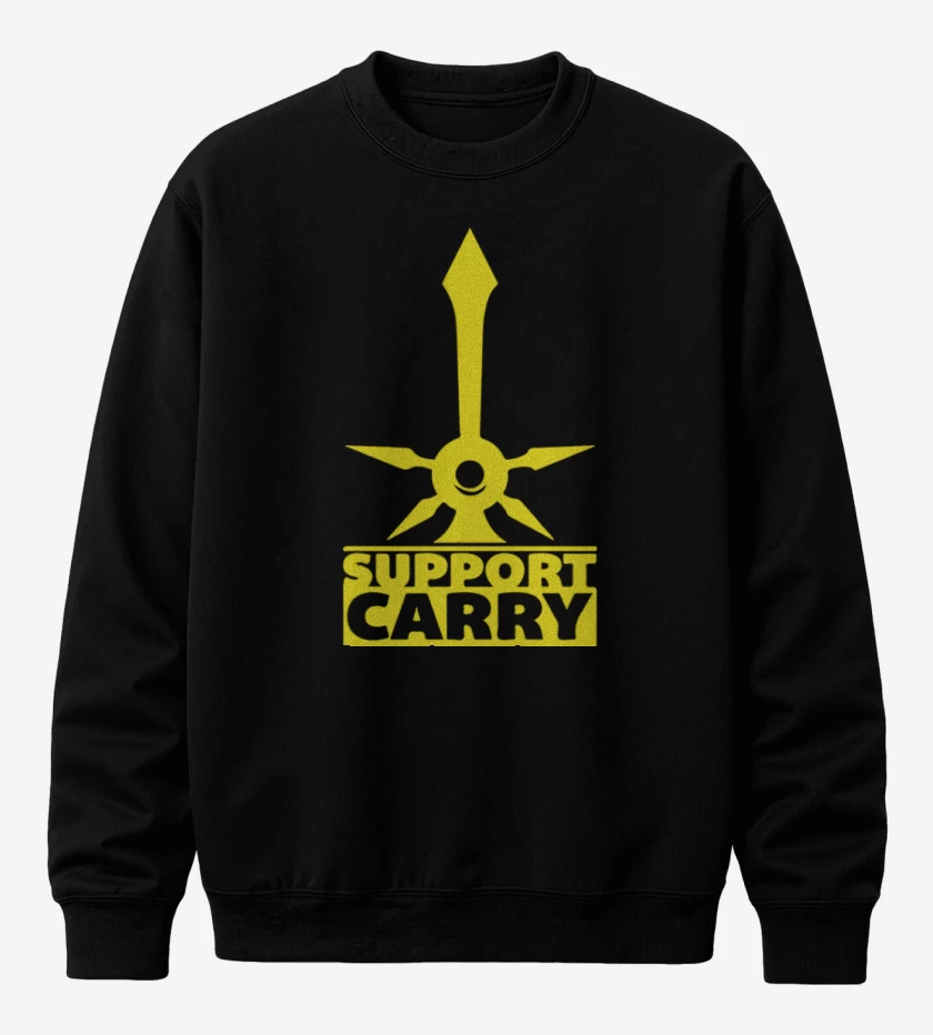 Poleron polo Negro de Supp carry
