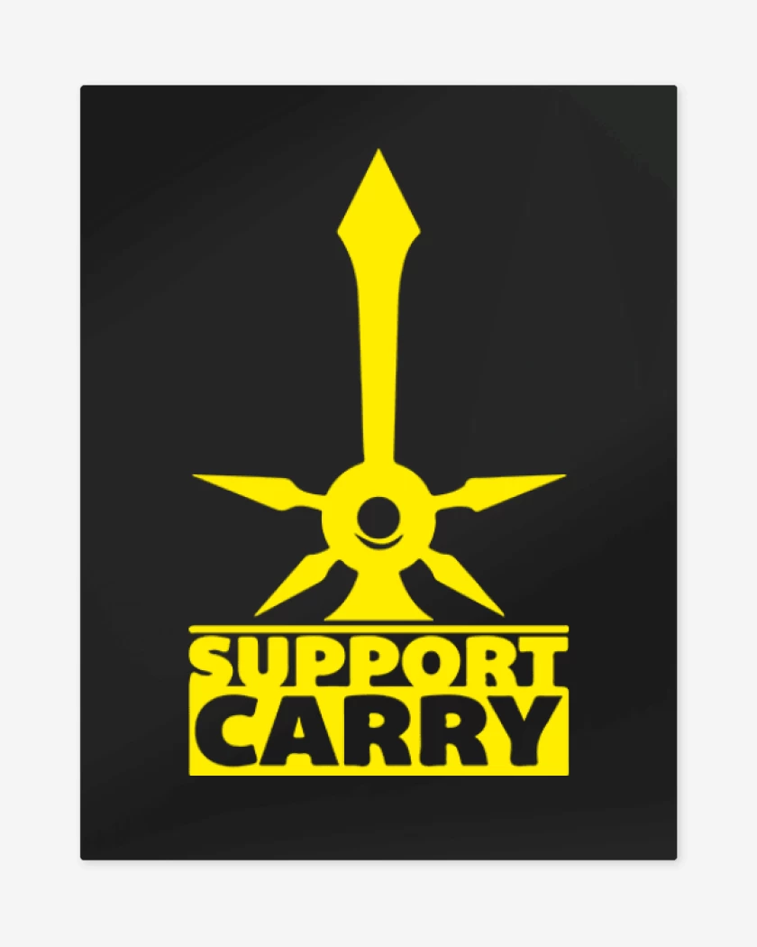Print metalico Negro de Supp carry