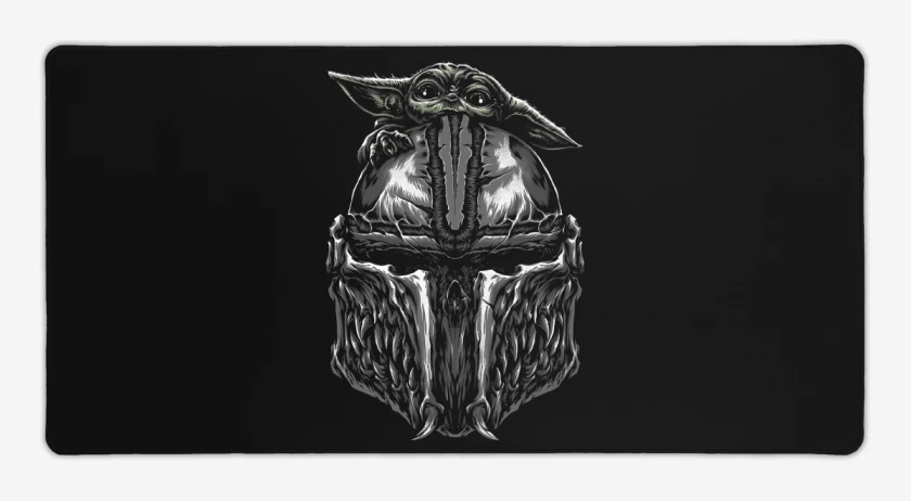 Mouse pad Gamer Grogu x Mando