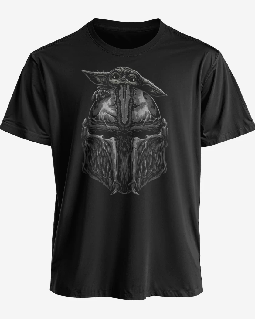 Polera Grogu x Mando